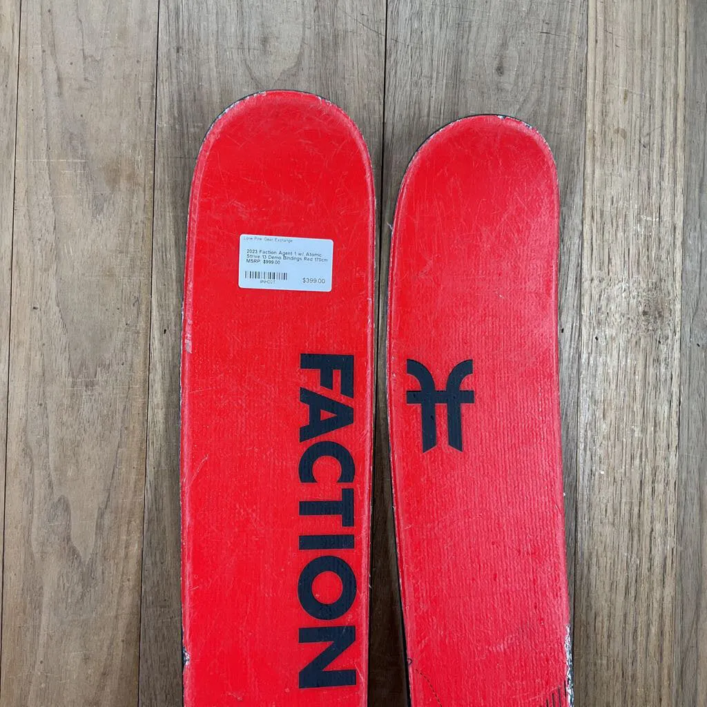 2023 Faction Agent 1 w/ Atomic Strive 13 Demo Bindings