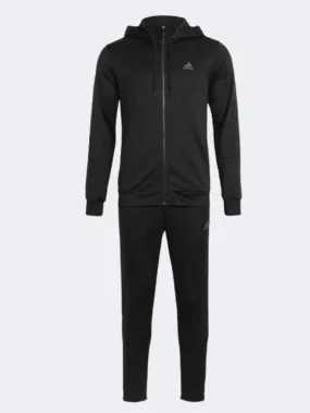 Adidas 3-Stripes Tracksuit Men Sportswear Suit Black