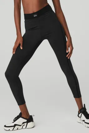 Airlift High-Waist 7/8 Line Up Legging - Black