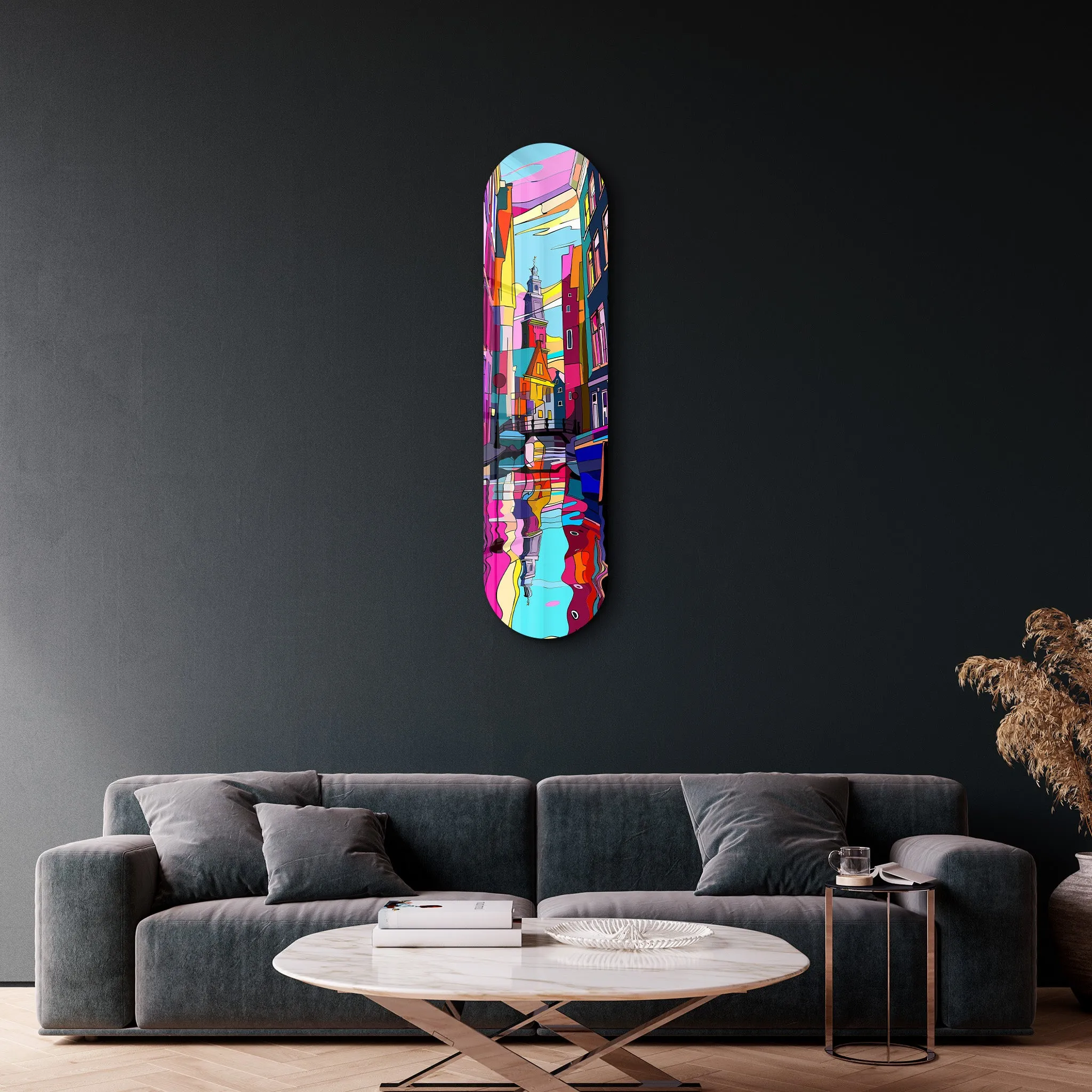 Amsterdam | Glass Wall Art