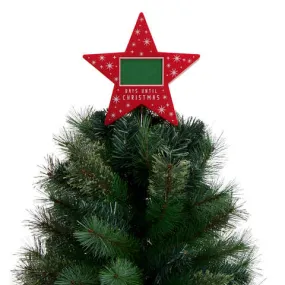 Anko Festive Countdown Star Tree Topper with Digital Display