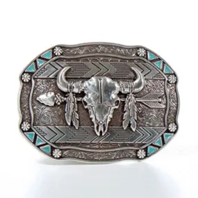 Arrow Skull Belt Buckle