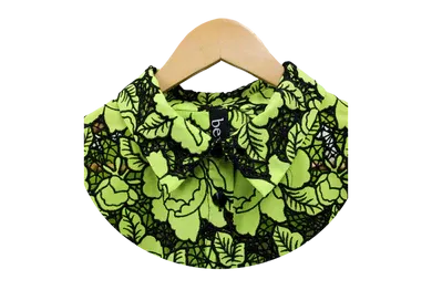 Berek Lazer Garden Shirt in Kiwi and Black