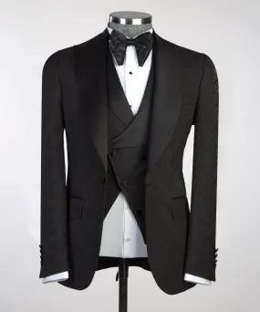 Black cambridge tuxedo suit