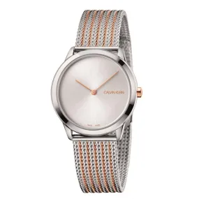 Calvin Klein K3M22B26 Minimal Quartz Silver Dial Unisex Watch