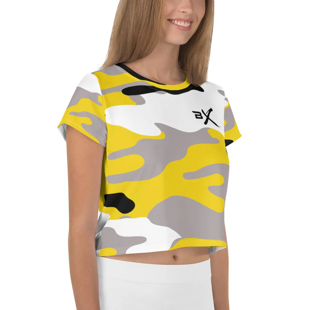 Camouflaged "BX" Crop Top