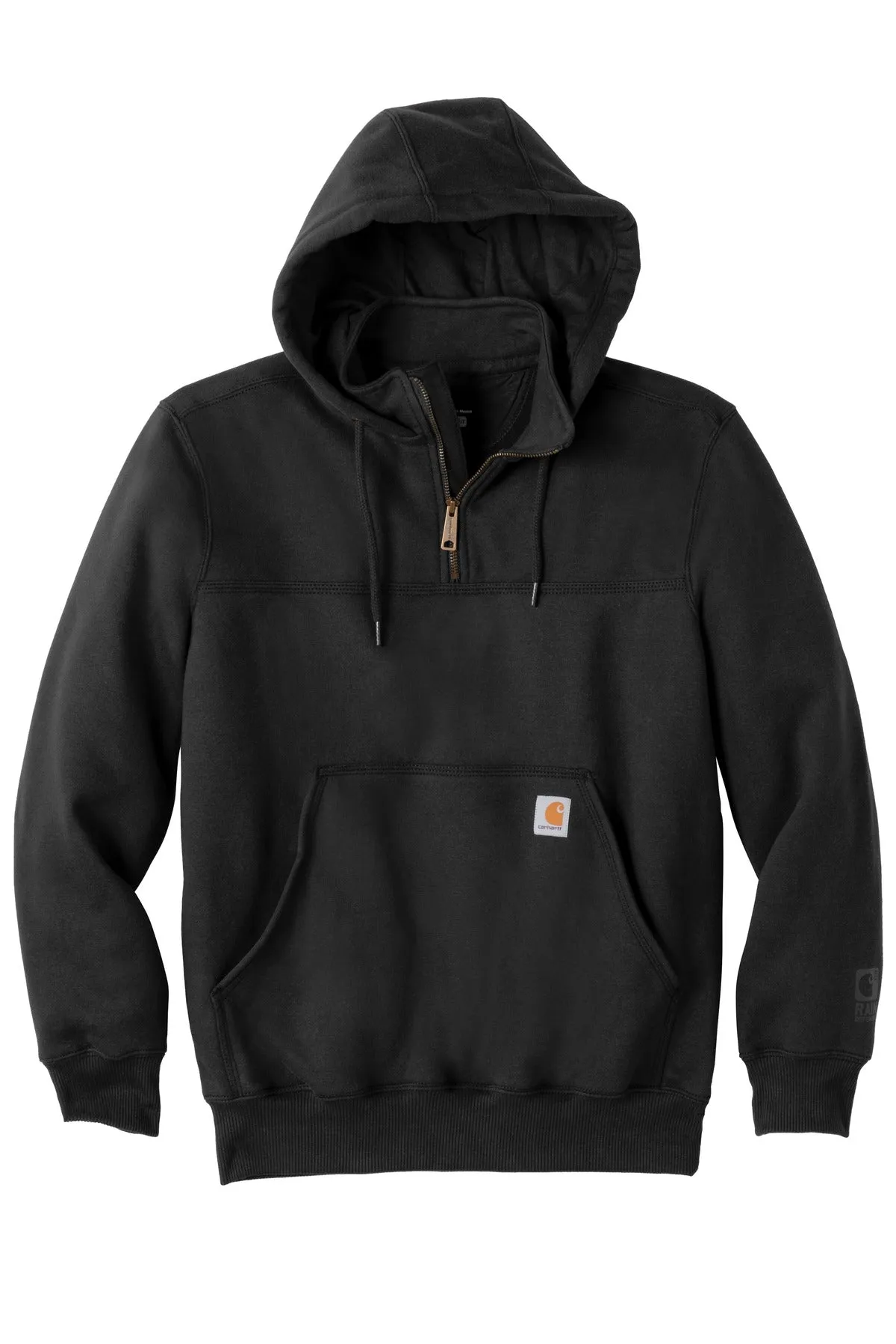 Carhartt Rain Defender Paxton Heavyweight Hooded Zip Mock Sweatshirt. CT100617