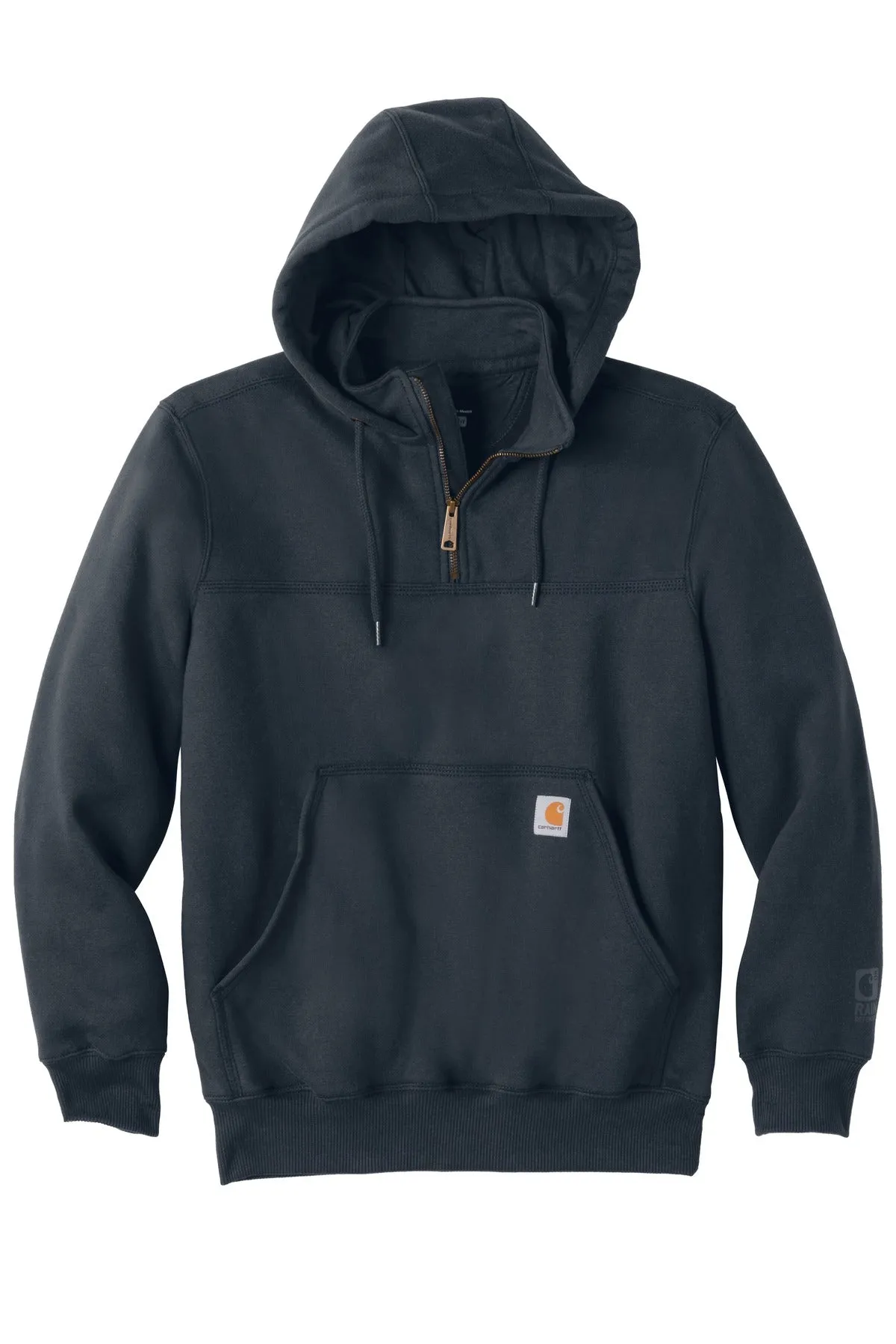 Carhartt Rain Defender Paxton Heavyweight Hooded Zip Mock Sweatshirt. CT100617