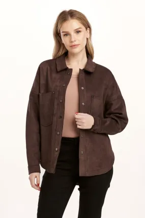 Dear John Suede Shirt Jacket