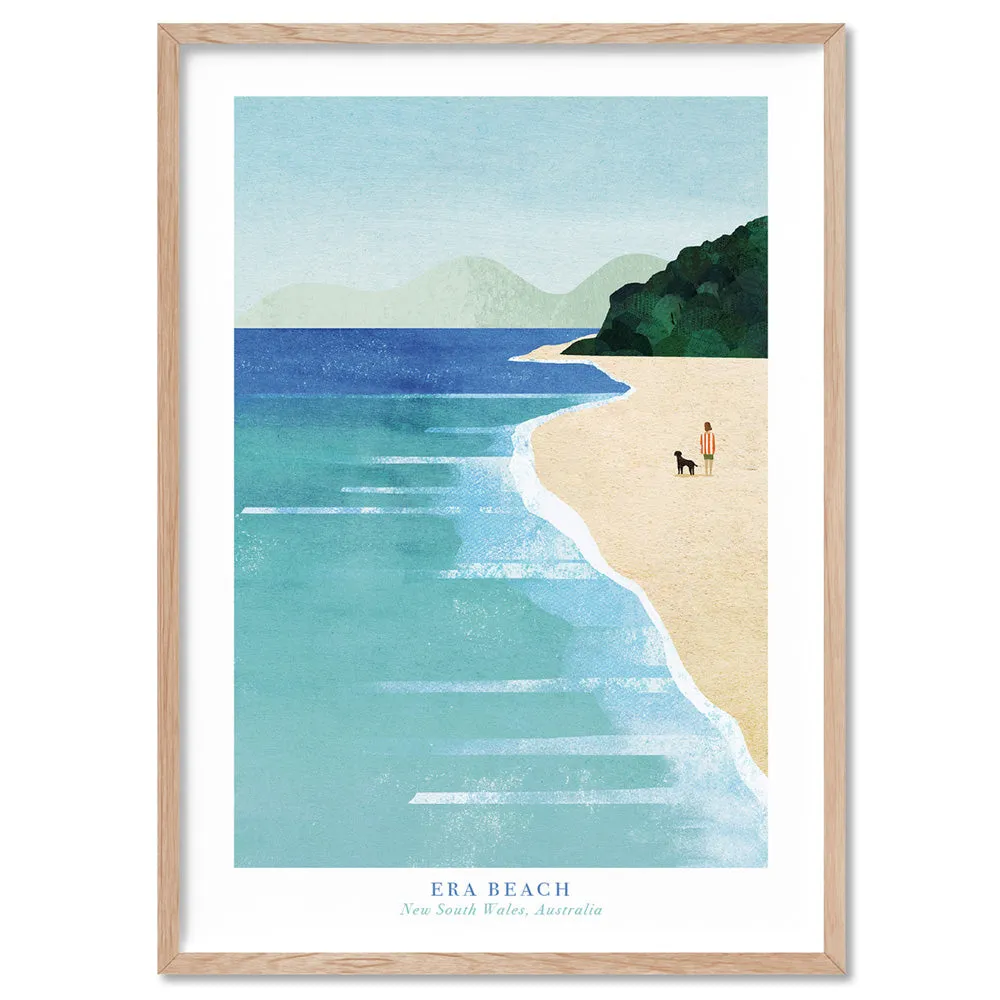 Era Beach Illustration - Art Print by Henry Rivers