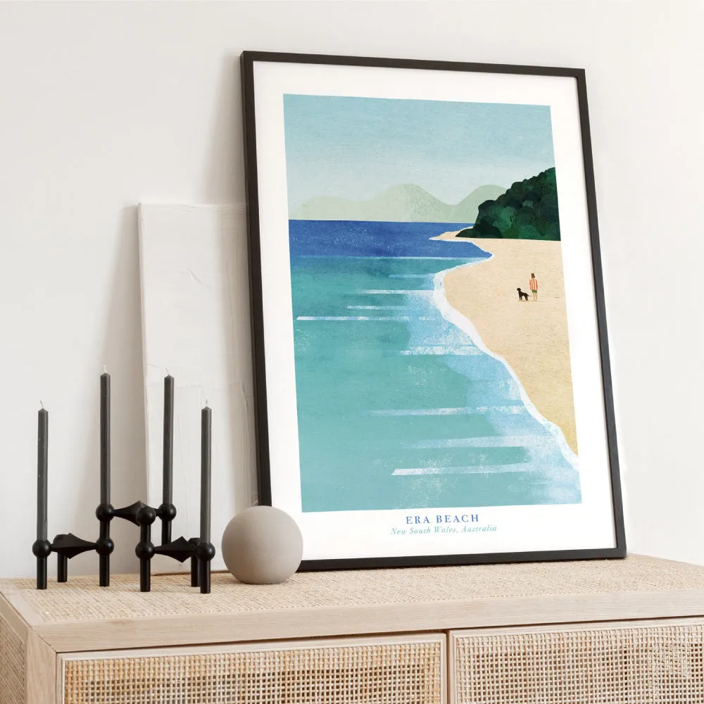 Era Beach Illustration - Art Print by Henry Rivers