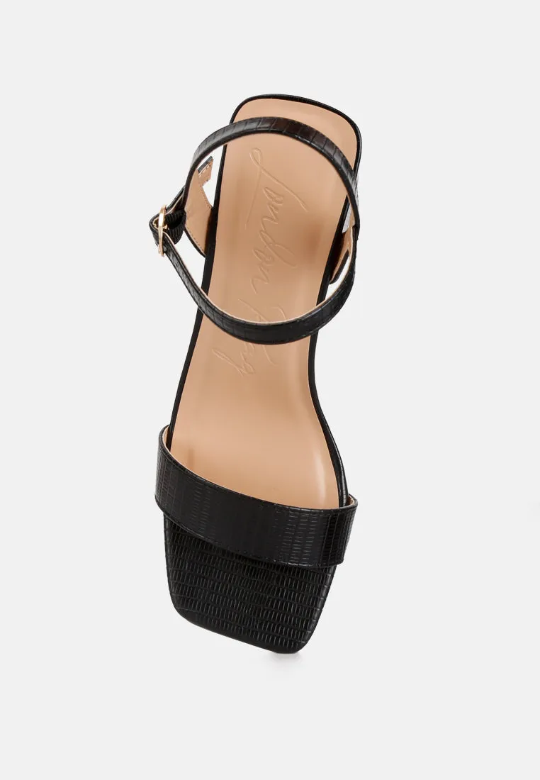 Keeyana Block Heel Sandals