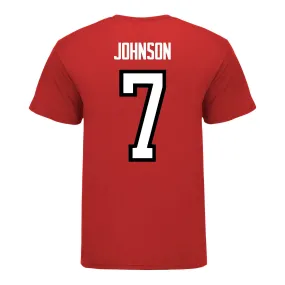 Ohio State Buckeyes Men's Hockey Student Athlete #7 Brent Johnson T-Shirt