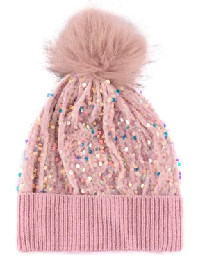 Shiraleah Fiesta Sequin Hat, Pink