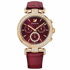 Swarovski 5416701 Era Journey Dark Red Rose-Gold Tone PVD Women's Watch