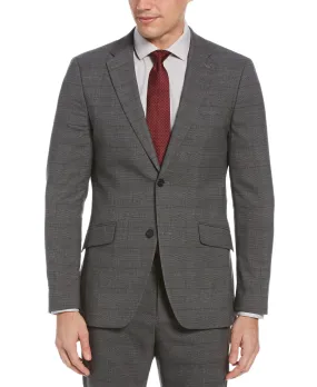 Very Slim Fit Windowpane Suit Jacket