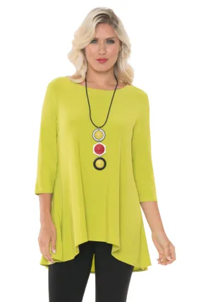 Women's High Low Tunic For Leggings - Bright Colors