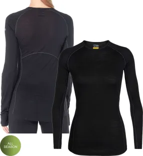 Women's Icebreaker BodyfitZONE 150 Long Sleeve Crew {IC-104331}